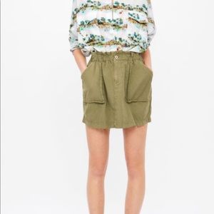 Zara khaki skirt